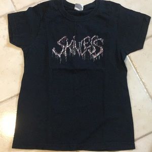 Old skinless metal band tee shirt rock